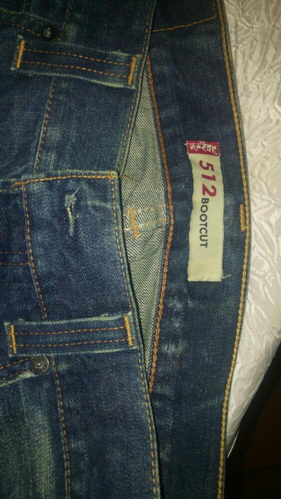 Vintage Jeans pantalons levis levi's 512 bootcut w34l32, Kleding | Heren, Ophalen of Verzenden, Gedragen