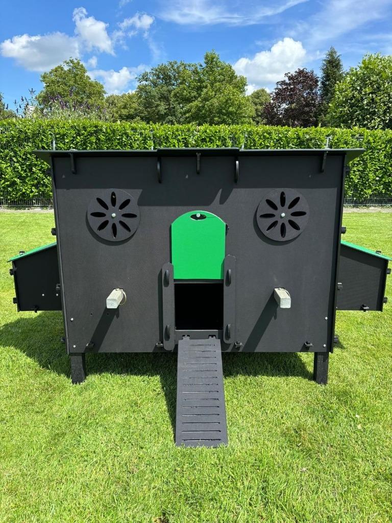 Kunststof Kippenhok Pluverdi Milan superactie 10-20 kip, Ophalen, Nieuw, Kippenhok of Kippenren