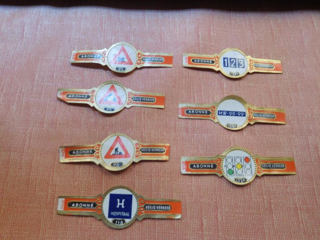 Série incomplète bague marque Abonné, Enlèvement ou Envoi, Utilisé, Bagues de cigare