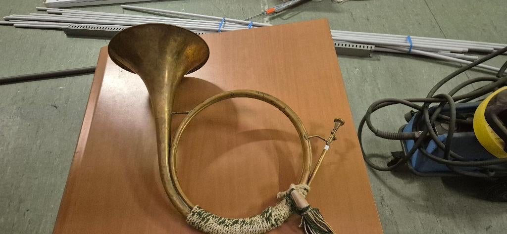 Jachthoorn E - Landuyt Brugge - wit/groen, Ophalen, Gebruikt, Overige typen