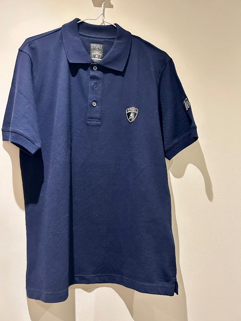 TOD’S for Automobili Lamborghini Polo voor heren, Ophalen, Blauw, TOD’S, Nieuw