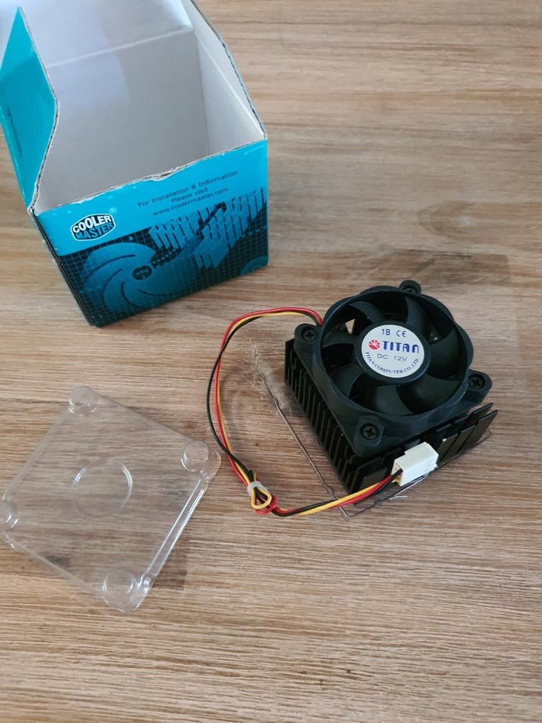 Vintage titan cpu cooler, Ophalen