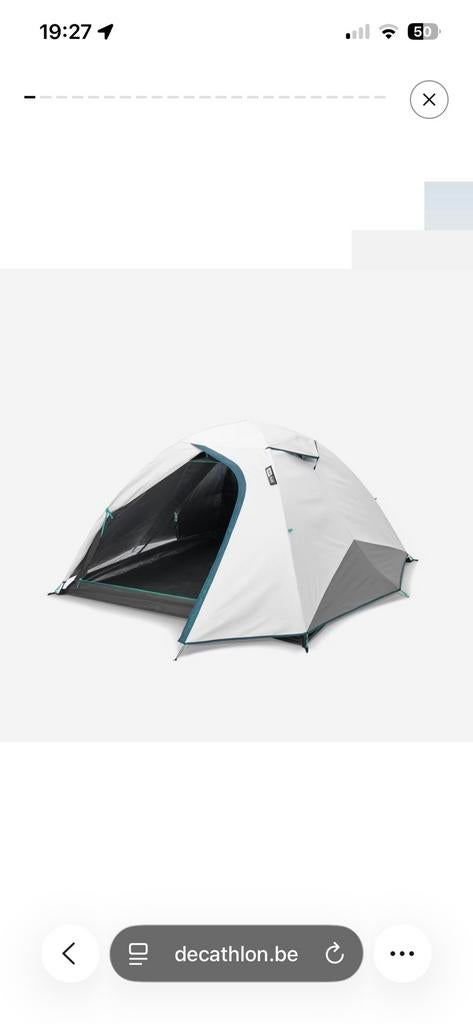 Quechua 3 personen tent, Enlèvement, Comme neuf