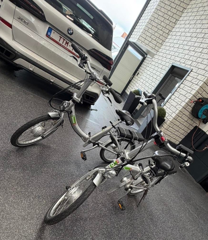 Elektrische vouwfiets, Fietsen en Brommers, Elektrische fietsen, Ophalen, Zo goed als nieuw