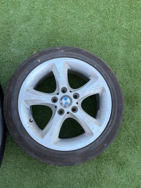 17 inch BMW Styling 284 Velgen + Hankook Runflat band, Ophalen, Gebruikt, Banden en Velgen, 17 inch