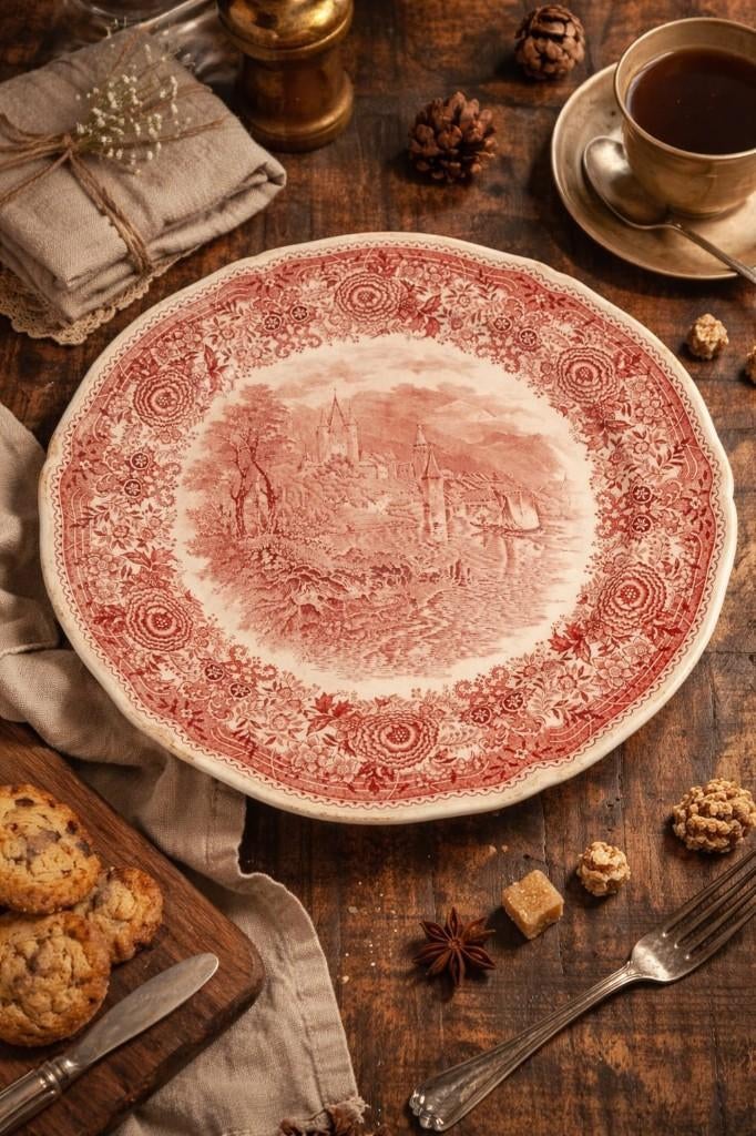 Grand plat rond de service, Villeroy & Boch  Burgenland, Antiquités & Art, Enlèvement ou Envoi