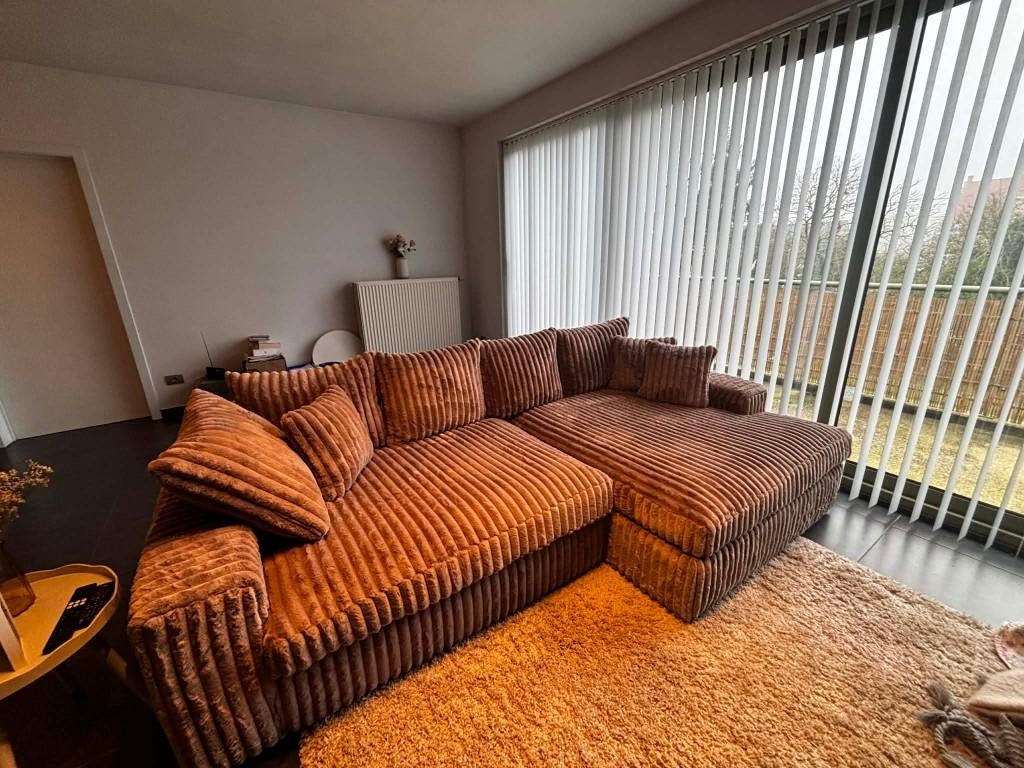 zetel, hoekbank, Ophalen, Zo goed als nieuw, Hoekbank, Stof