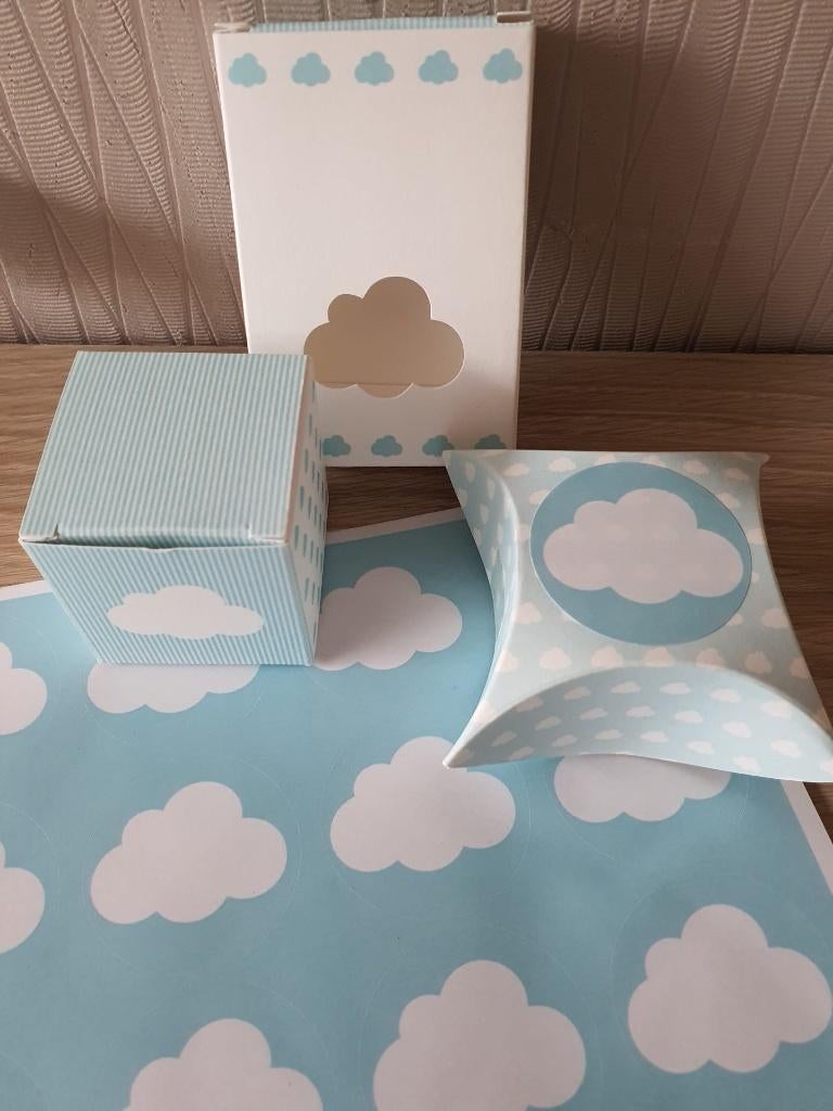 Thema wolk blauw collectie UITVERKOOP, Ophalen of Verzenden, Nieuw, Kraamcadeau