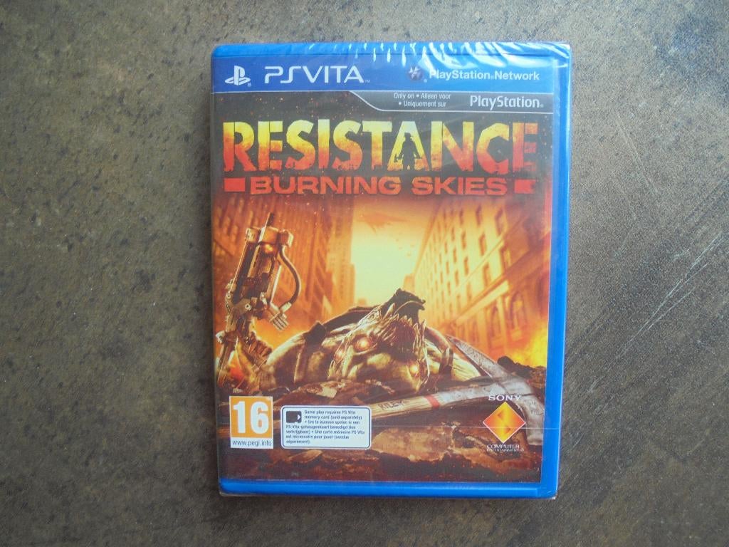 Resistance Burning Skies voor PS Vita (zie foto's), Games en Spelcomputers, Games | Sony PlayStation Vita, Shooter, 1 speler, Nieuw