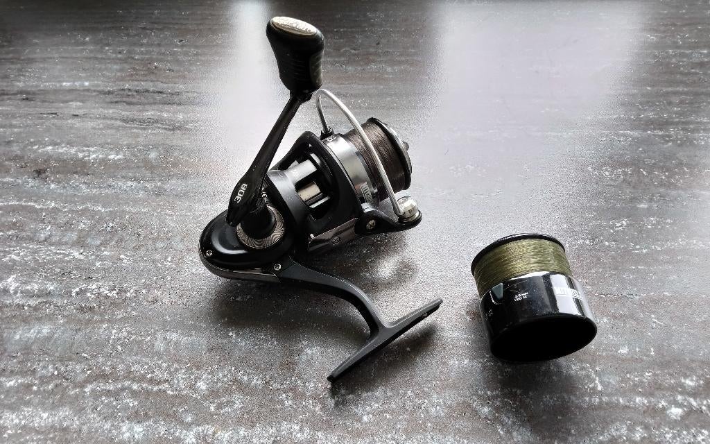 Mitchell 300 series spinmolen., Watersport en Boten, Hengelsport | Algemeen, Ophalen, Zo goed als nieuw, Molen