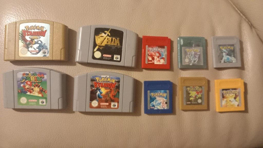 Nintendo 64 met Pokemon games en Gameboy Pokemon, Games en Spelcomputers, Games | Nintendo 64, Ophalen of Verzenden