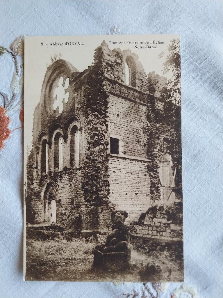 Cartes postales anciennes de « Abbaye D'Orval », Enlèvement ou Envoi, 1940 à 1960, Affranchie, Luxembourg