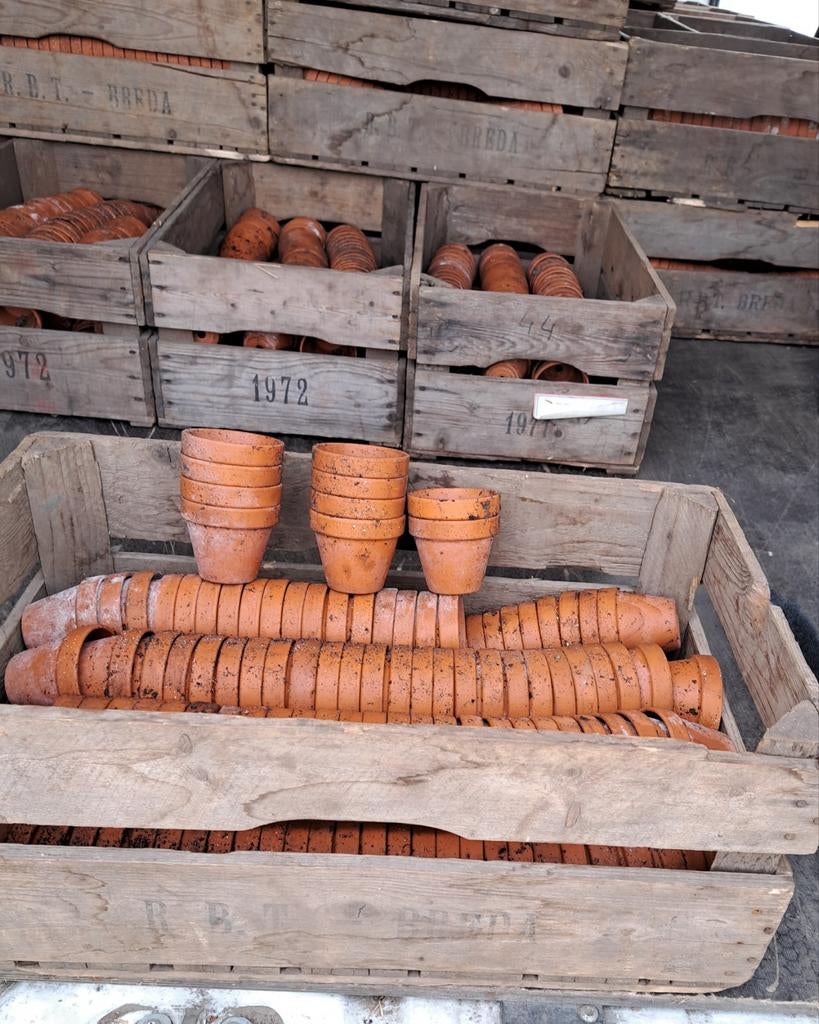 Potten potjes oude stenen potjes decoratie, Ophalen