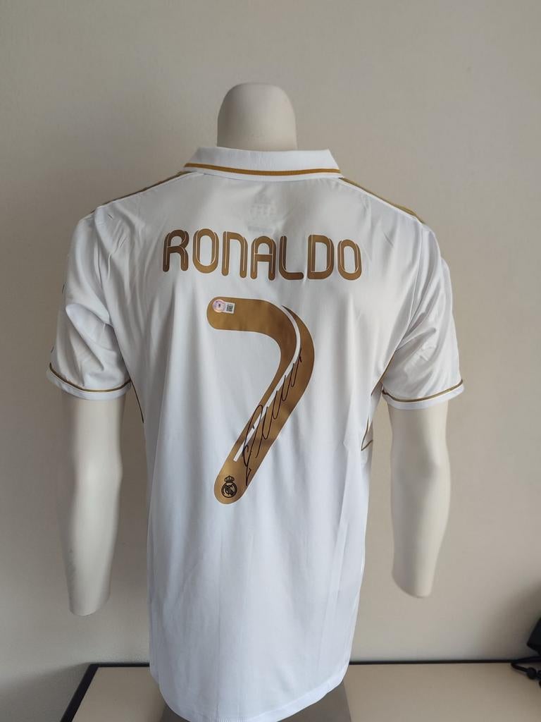 Cristiano Ronaldo gesigneerd Real Madrid shirt met Beckett, Verzamelen, Sportartikelen en Voetbal, Ophalen of Verzenden, Nieuw