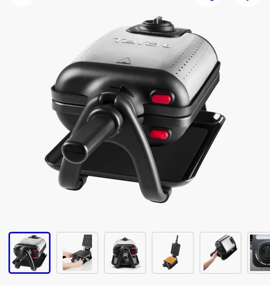 Magnifique Gaufrier Tefal 4 en 1 King-Size, Enlèvement