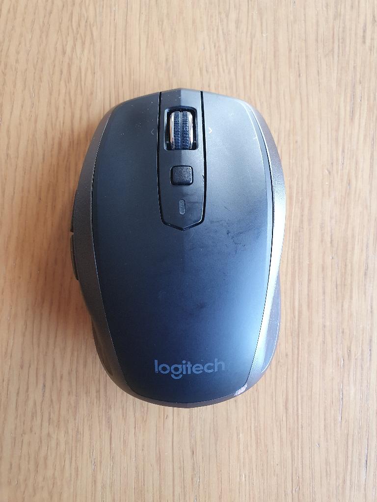 Souris Logitech MX Anywhere 2 sans fil Noire, Computers en Software, Muizen, Ophalen, Muis, Gebruikt, Ergonomisch