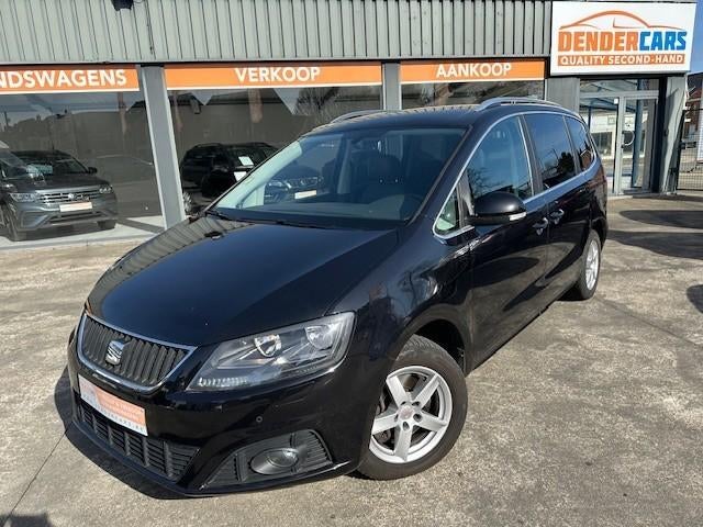 Seat Alhambra, 1.4TSI, 2015, Automaat, 7zitplaatsen+Garantie, Auto's, Euro 5, Zwart, Bedrijf, Alhambra
