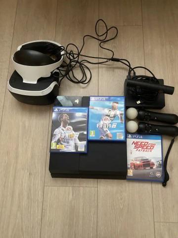 PACK PS4  + PS VR1, Games en Spelcomputers, Ophalen of Verzenden, Zo goed als nieuw, Virtual Reality, Online