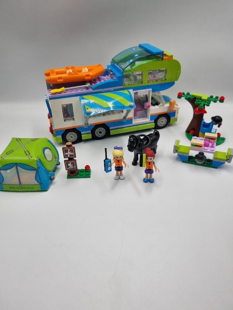 Lego Friends 41339 Mia's Camper Van, Ophalen, Zo goed als nieuw, Complete set, Lego