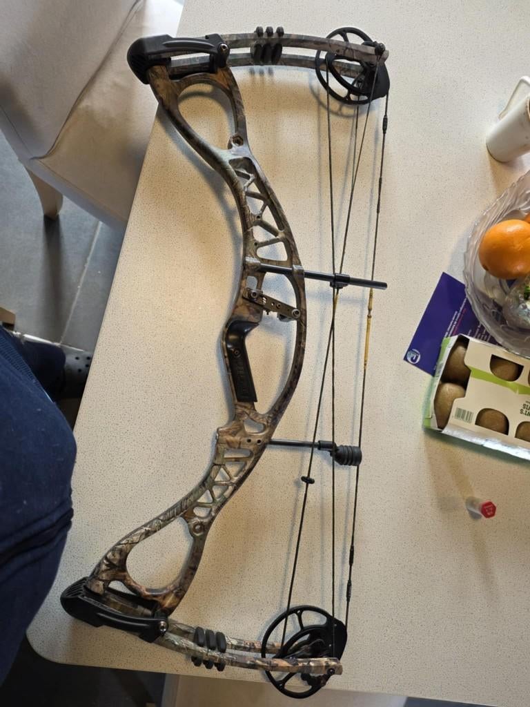 Compound bogen Hoyt en martin linkse, Sport en Fitness, Handboogschieten, Ophalen of Verzenden, Gebruikt, Compoundboog