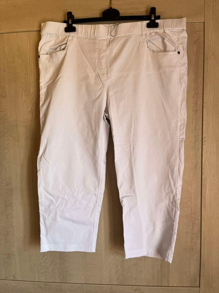 driekwart wit stretch claude arielle 50 nooit gedragen, Wit, Nieuw, Ophalen of Verzenden, Claude Arielle