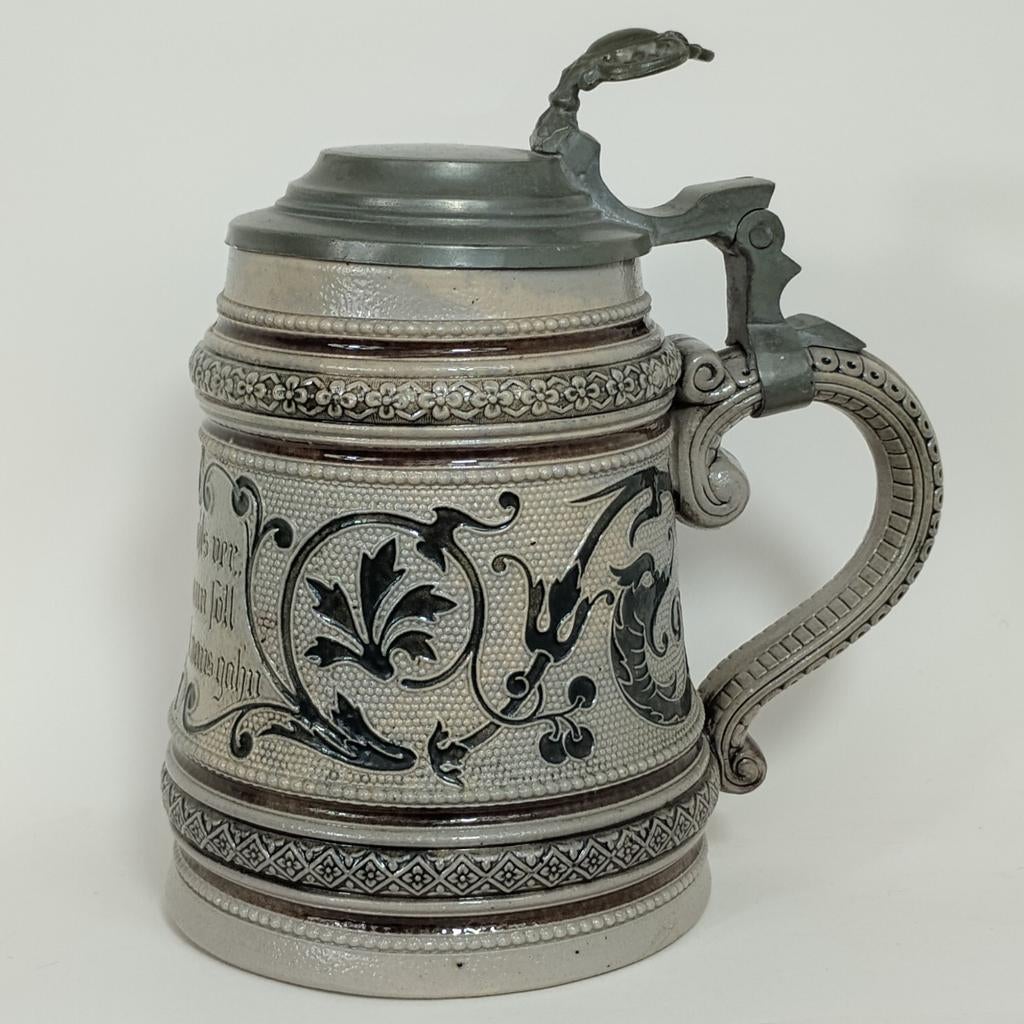 Antieke bierpul Sandres Westerwald Duitsland, Ophalen of Verzenden