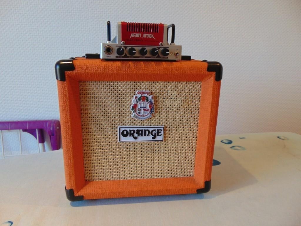 Orange Cabinet PPC108 + Hotone Nano head Versterker ., Muziek en Instrumenten, Ophalen, Nieuw, Overige typen