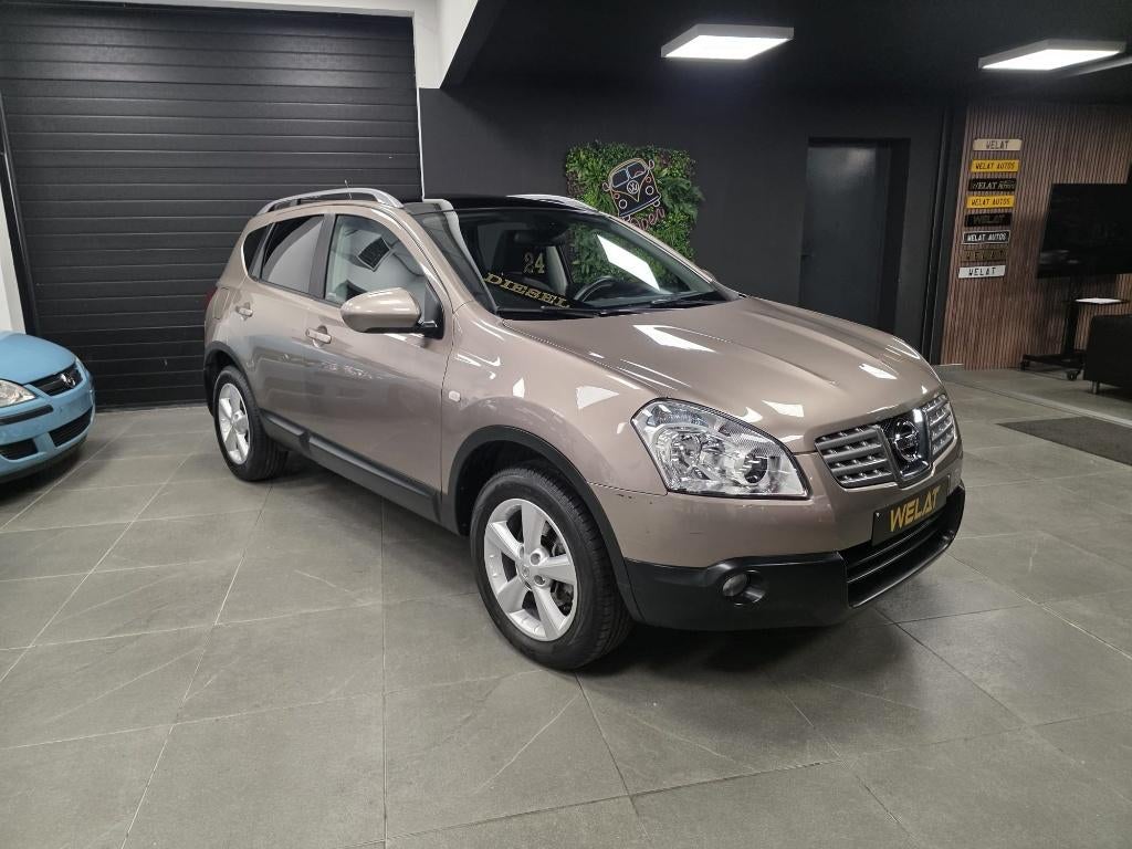 NISSAN QASHQAI 1.5 DIESEL  TOPSTAAT, Auto's, Nissan, Bluetooth, 139 g/km, Zwart, Bruin