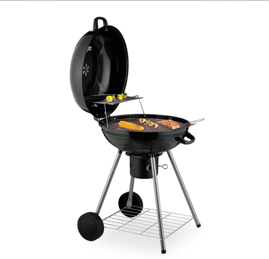 Zwarte BBQ 53 cm met liftdeksel nieuw verpakt, Tuin en Terras, Ophalen, Nieuw