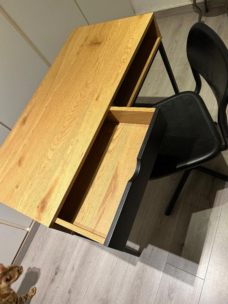 Bureel, Maison & Meubles, Bureaux, Enlèvement, Comme neuf, Noir, Bureau d'écolier