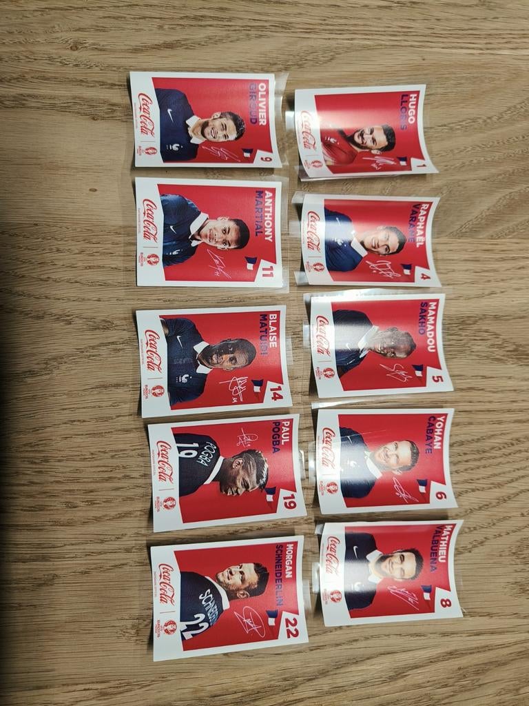 Panini pour l'euro 2016 : Coca Cola France :, Collections, Enlèvement ou Envoi