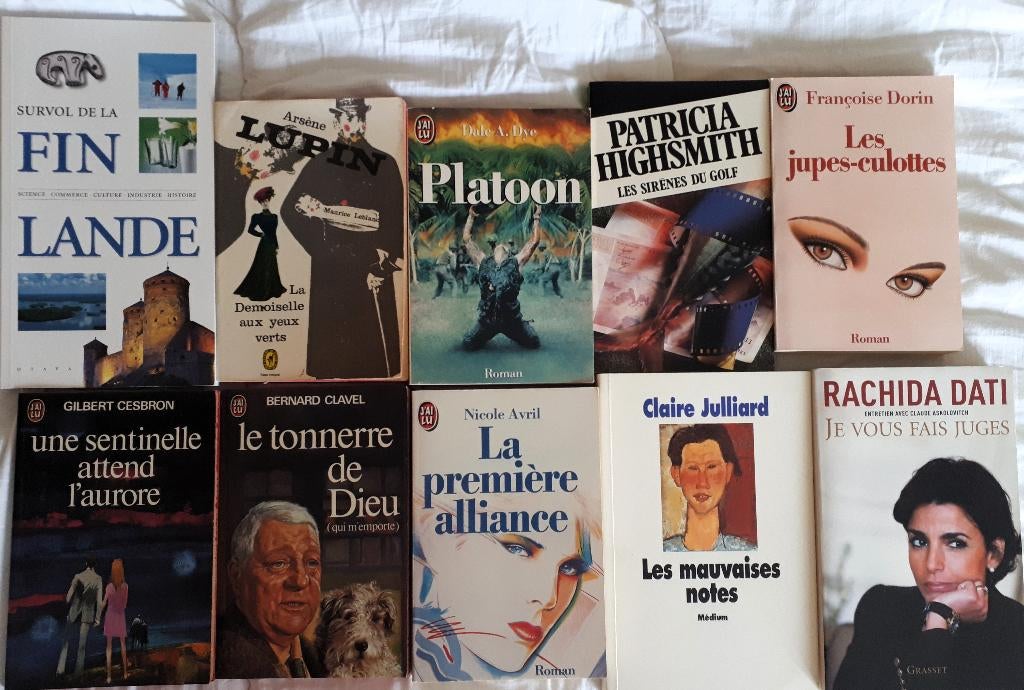 Livre roman (Lot 02), Enlèvement ou Envoi, Comme neuf, Divers auteurs