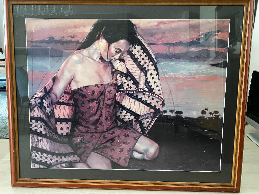 nico vrielink schilderij, Ophalen