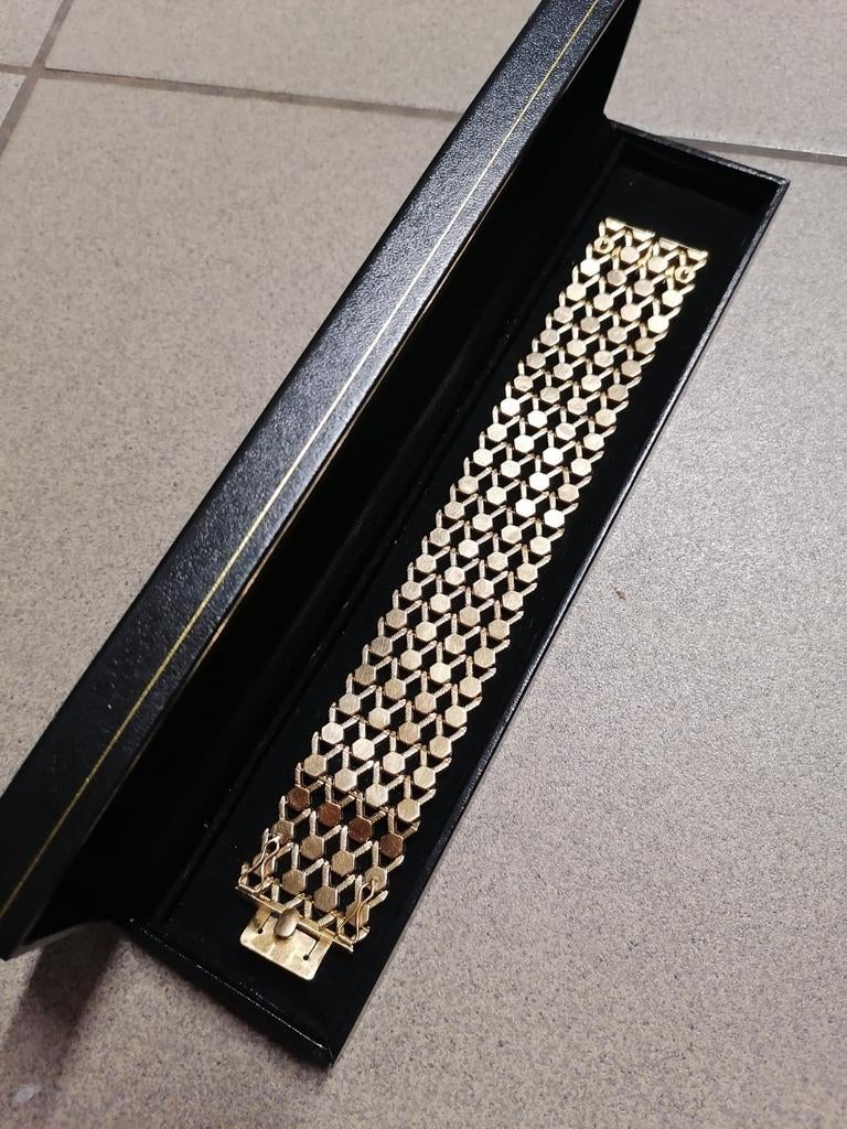 Bracelet 18k, Enlèvement ou Envoi, Comme neuf, Or, Or