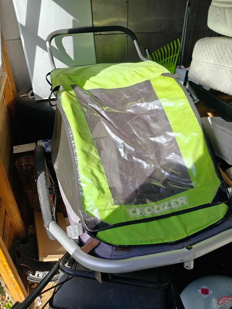 Croozer fietskar 2 kinderen!, Fietsen en Brommers, Ophalen