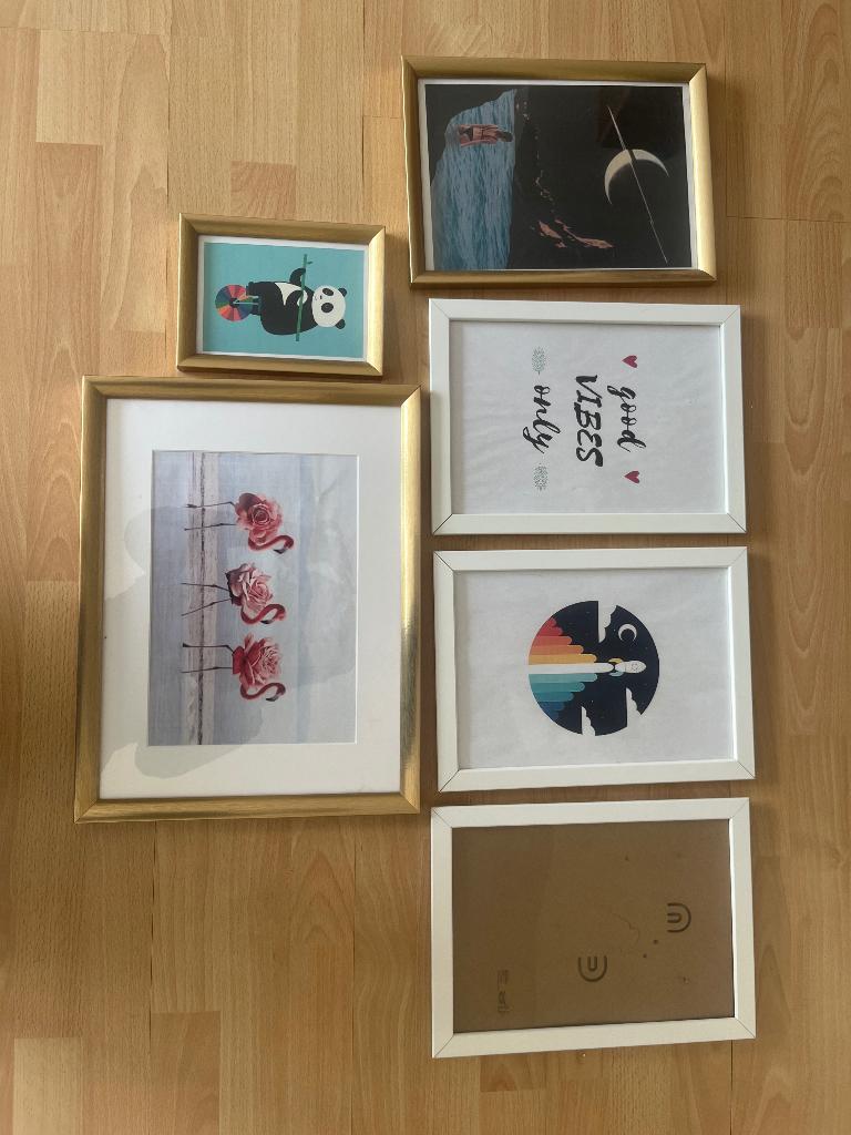 Lot cadres, Enlèvement, Comme neuf