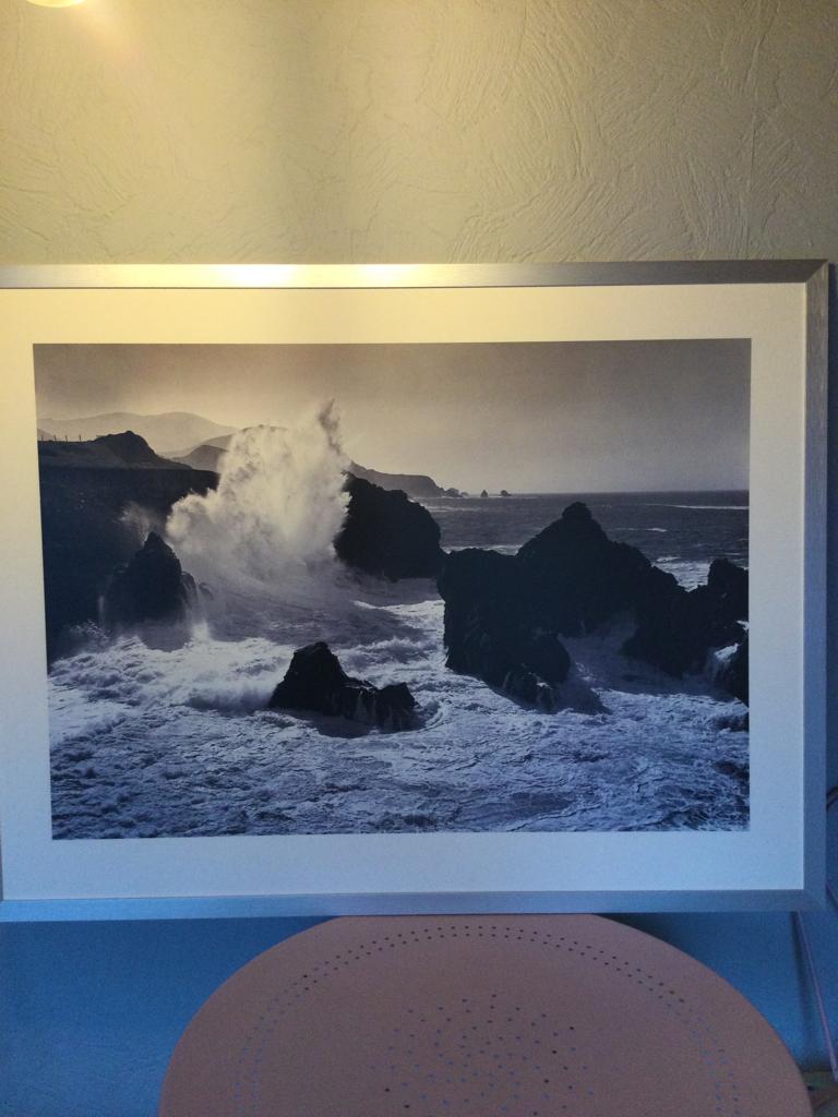 Tableau mer agitée, Maison & Meubles, Métal, Moderne, Tableau, Comme neuf