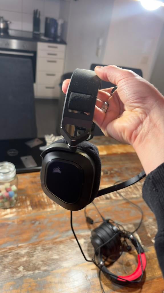 Corsair Headphones 7.1 USB, Ophalen of Verzenden, Gaming headset, Zo goed als nieuw, Over-ear