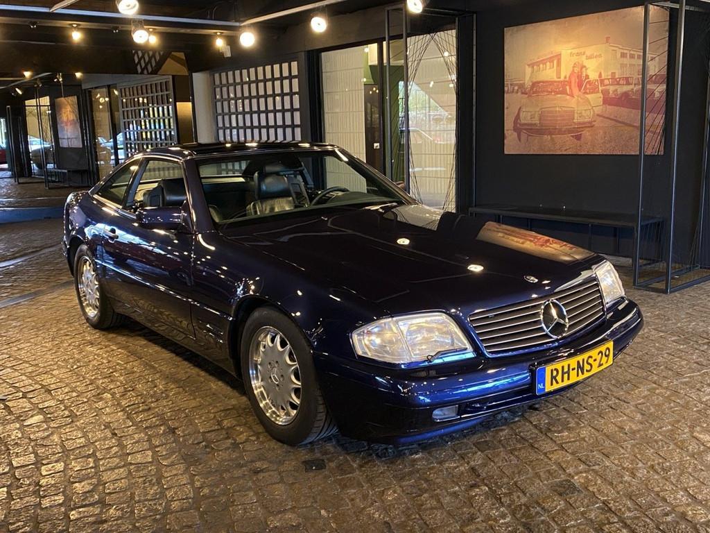 Mercedes-Benz SL-Klasse SL500 V8 Facelift - Panorama, Auto's, Automaat, 4973 cc, Cabriolet, Blauw
