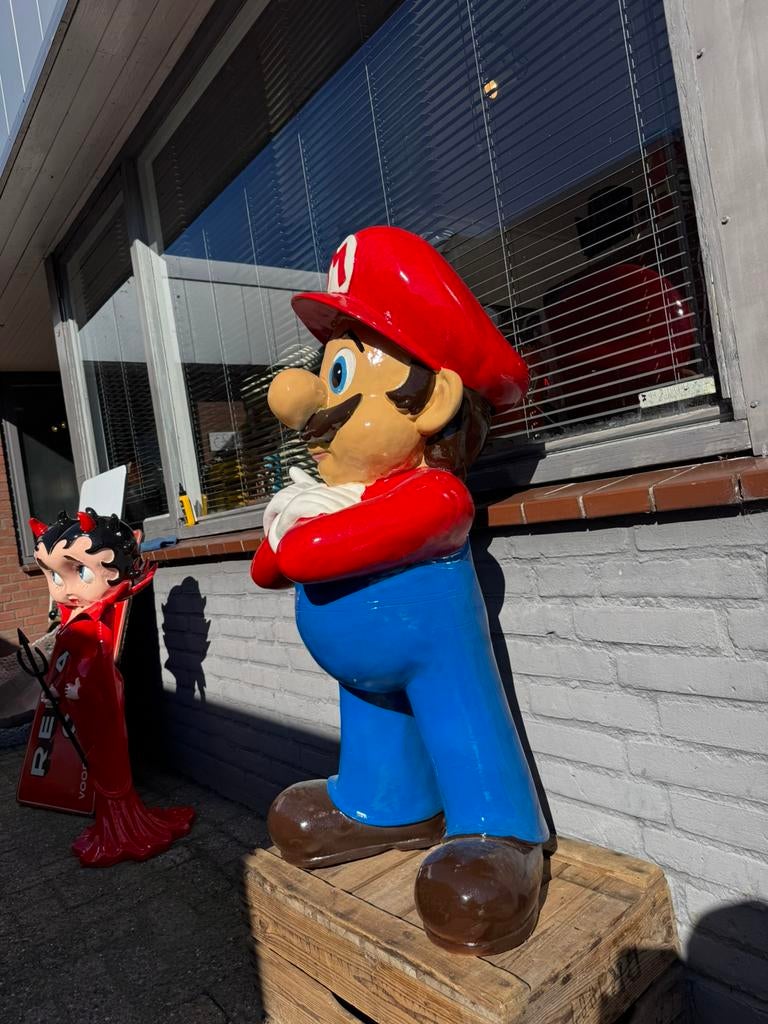 Groot Mario Bross reclame beeld, Ophalen, Zo goed als nieuw, Fantasy