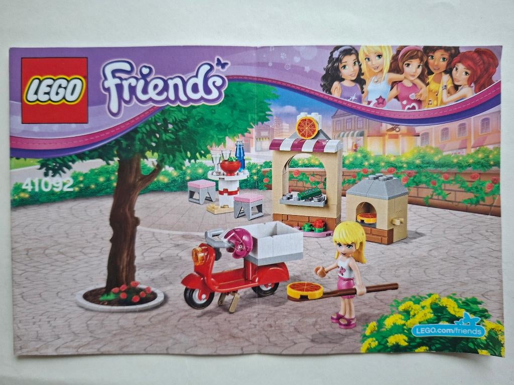 LEGO friends 41092 Stephanie's Pizzeria, Ophalen of Verzenden, Gebruikt, Complete set, Lego