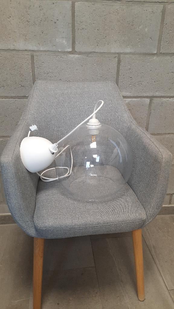 Hanglamp IKEA, Enlèvement, Comme neuf, Verre, 75 cm ou plus