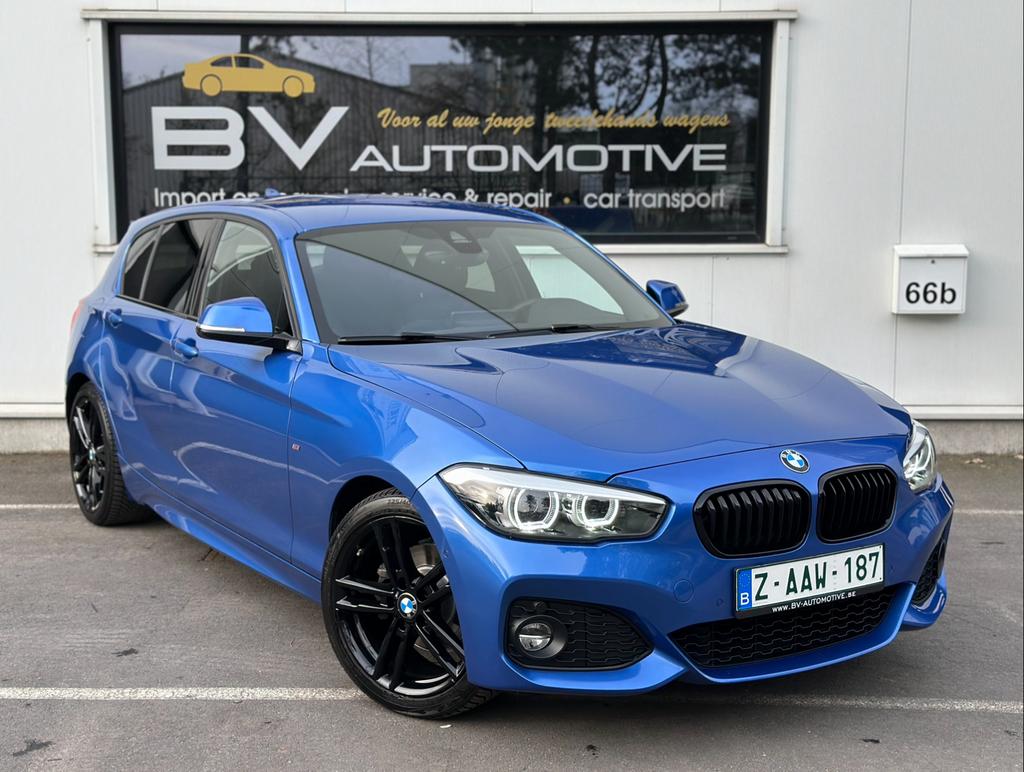 BMW 125i Sport Aut. 2019 - Paddles - ALPINE - LEDER - NAVI, Autos, Cuir, Achat, 140 g/km, Entreprise