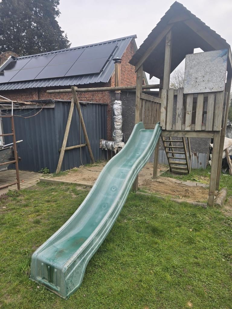 Showroommodel speeltoren, Ophalen, Glijbaan