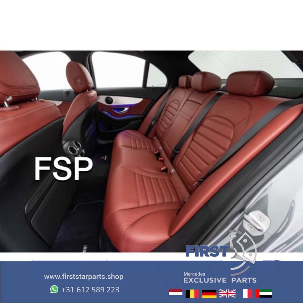 W205 AMG STOELEN Mercedes C Klasse C43 C63 ROOD LEER ORIGINE, Auto-onderdelen, Gebruikt, -, Ophalen of Verzenden, -