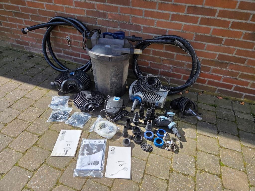 Vijverset Oase Aquamax 6000 Filtoclear 11000 AquaOxy500, Tuin en Terras, Ophalen
