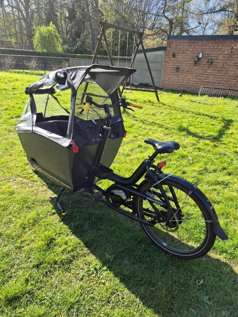Bakfiets Urban Arrow, Fietsen en Brommers, Gebruikt, 3 kinderen, Elektrisch, Ophalen