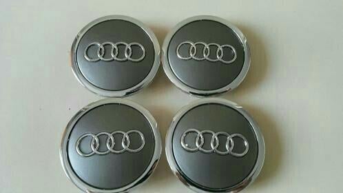 Audi wieldoppen set diameter 69 mm 61 mm gmp rotor mam, Auto diversen, Wieldoppen, Ophalen of Verzenden, Nieuw