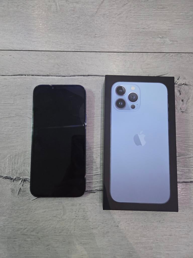 OBTENEZ UN IPHONE 13 PRO MAX 128 GO COMME NEUF À ROTTERDAM, Télécoms, Téléphonie mobile | Apple iPhone, Enlèvement, Bleu, 128 GB
