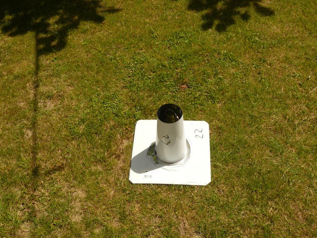 Passages de toit en acier inoxydable (80mm), Bricolage & Construction, Ventilation & Extraction, Neuf, Extracteur, Enlèvement